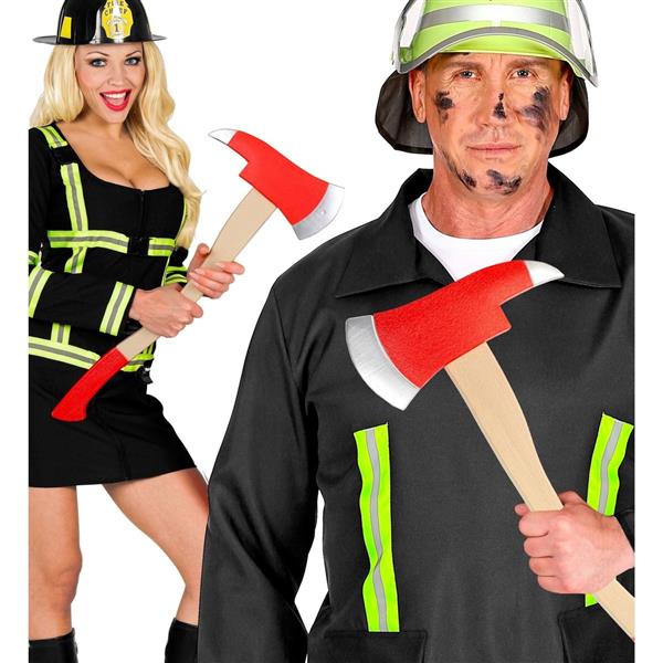 Grote foto brandweerman nep bijl 60cm verzamelen overige verzamelingen