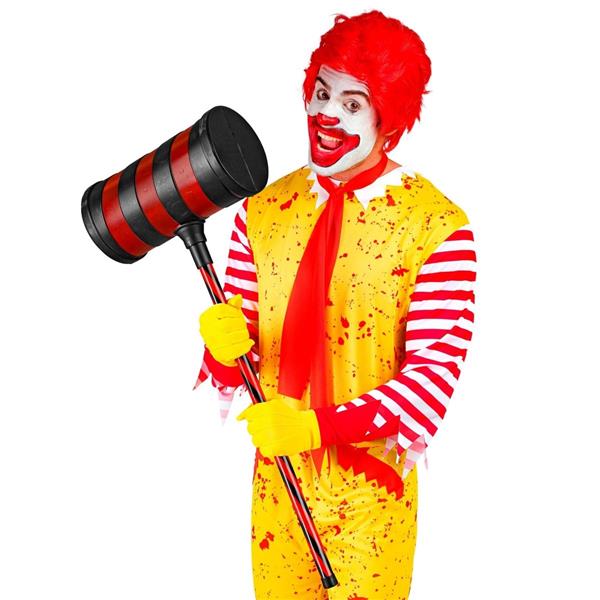 Grote foto rood zwarte nep hamer 78cm verzamelen overige verzamelingen