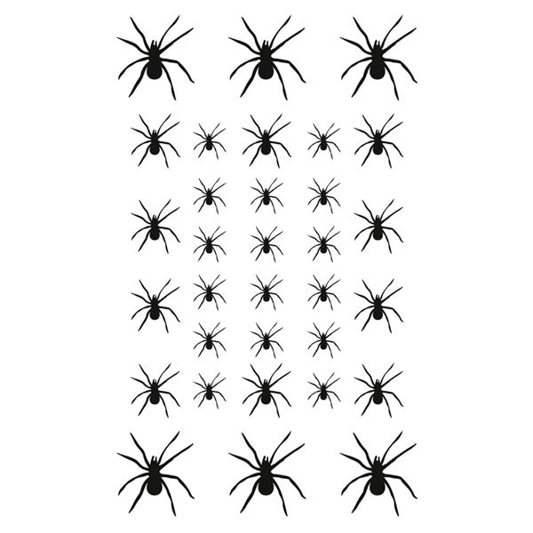 Grote foto halloween nep tattoos spinnen 32st verzamelen overige verzamelingen