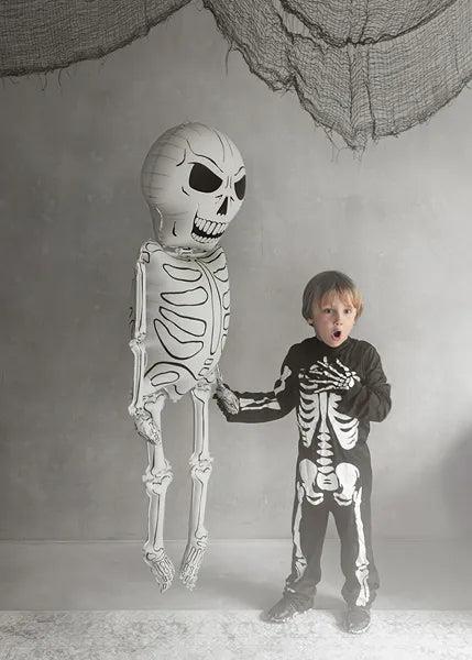 Grote foto foil balloon skeleton xxl 46x129 cm mix verzamelen overige verzamelingen