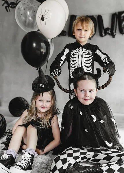 Grote foto halloween ballonnen zwart wit spinnen 30cm 6st verzamelen overige verzamelingen