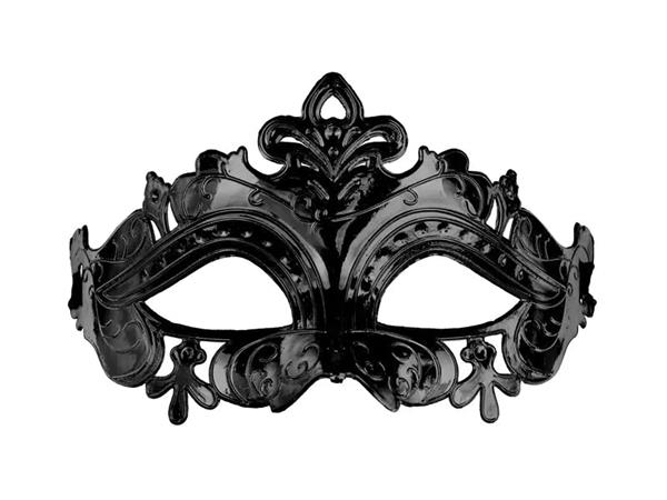 Grote foto carnival mask 17x9 cm black verzamelen overige verzamelingen