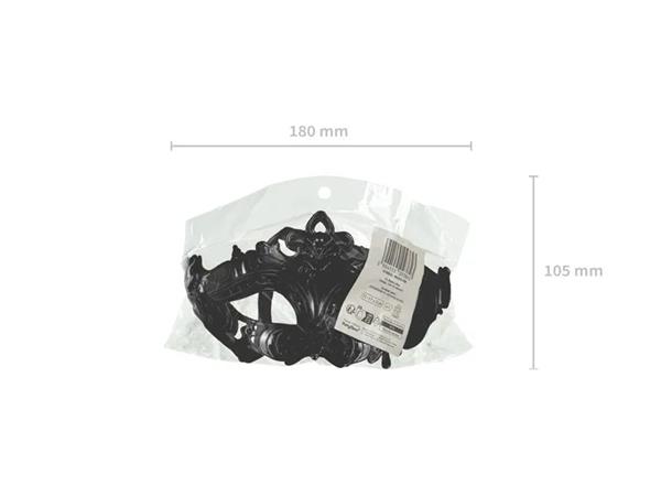 Grote foto carnival mask 17x9 cm black verzamelen overige verzamelingen