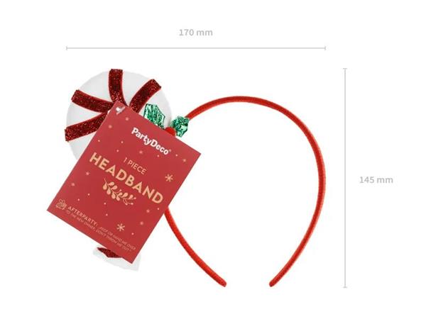 Grote foto candy cane headband 18.5x15.5cm mix verzamelen overige verzamelingen