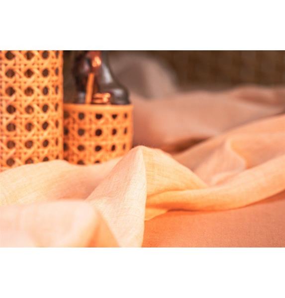 Grote foto ivoorkleurige tafelloper chiffon 3m verzamelen overige verzamelingen