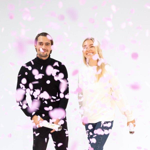 Grote foto roze confetti kanon 28cm verzamelen overige verzamelingen
