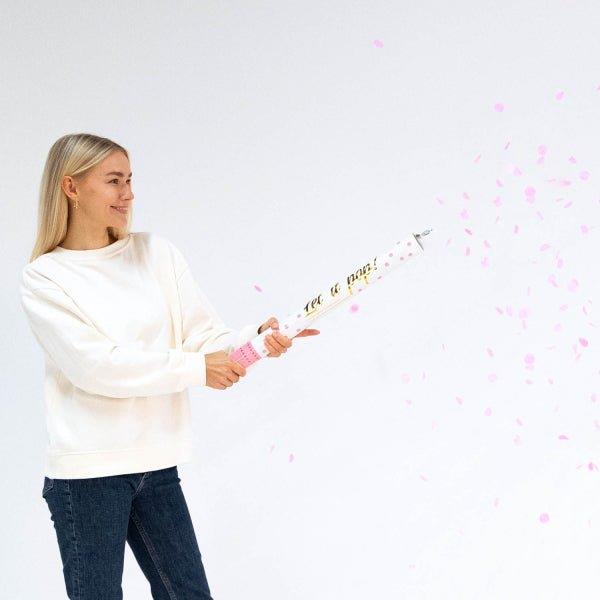 Grote foto roze confetti kanon 60cm verzamelen overige verzamelingen
