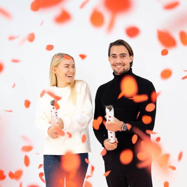 Grote foto rode confetti kanon 60cm verzamelen overige verzamelingen