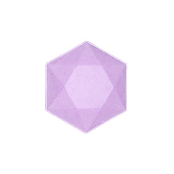 Grote foto 6 zeshoekige kommen 15 8 x 13 7 cm paars verzamelen overige verzamelingen