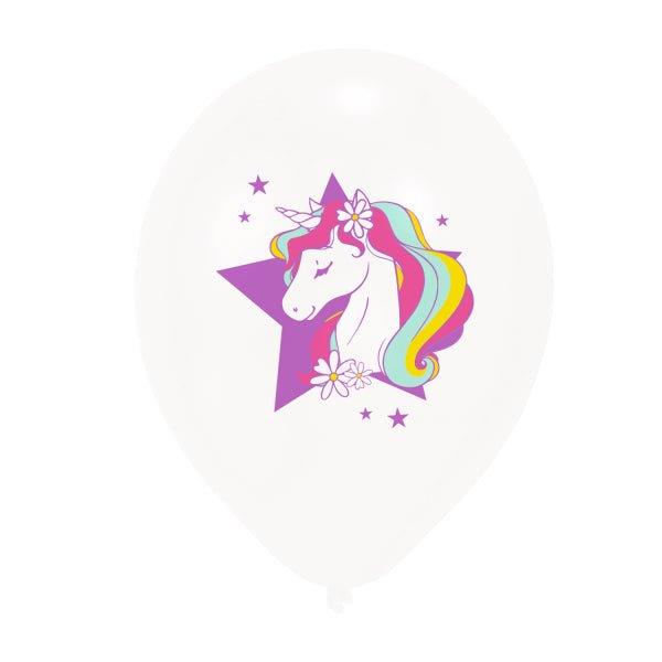 Grote foto unicorn ballonnen 28cm 6st verzamelen overige verzamelingen