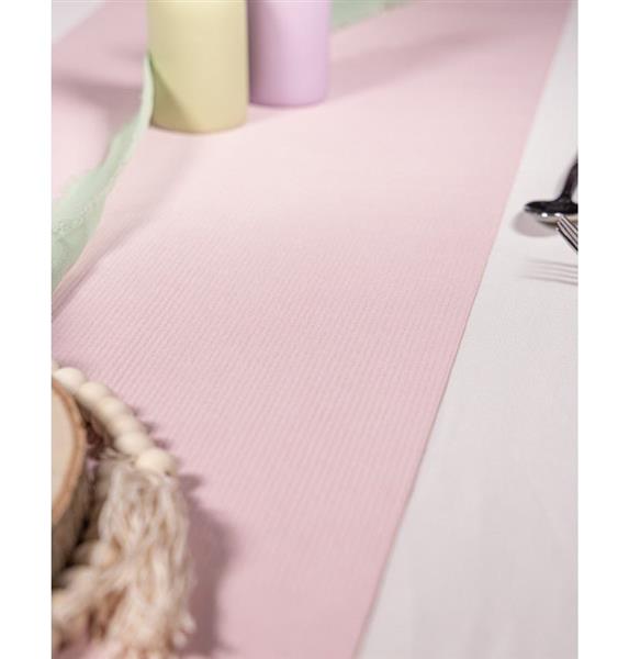 Grote foto roze tafelloper velvet 3m verzamelen overige verzamelingen