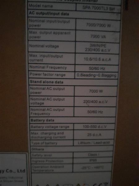 Grote foto hybride batterij omvormer doe het zelf en verbouw overige doe het zelf en verbouw