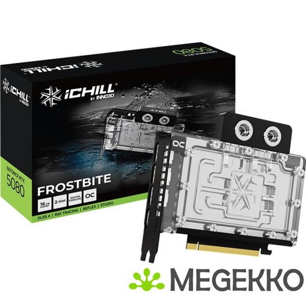 Grote foto inno3d geforce rtx 5080 ichill frostbite 16gb computers en software videokaarten