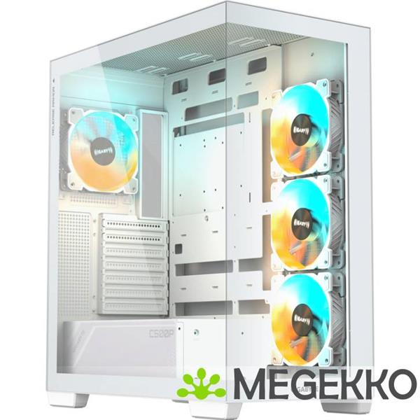 Grote foto gigabyte c500 panoramic stealth ice computers en software behuizingen en kasten