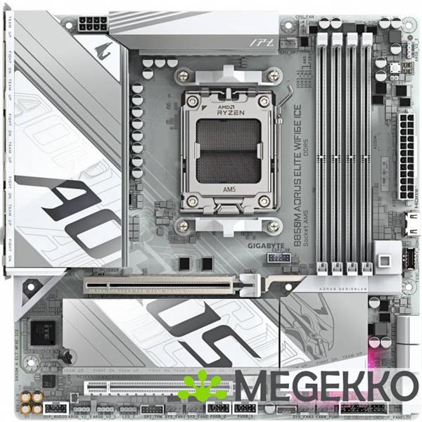 Grote foto gigabyte b850m aorus elite wifi6e ice computers en software moederborden