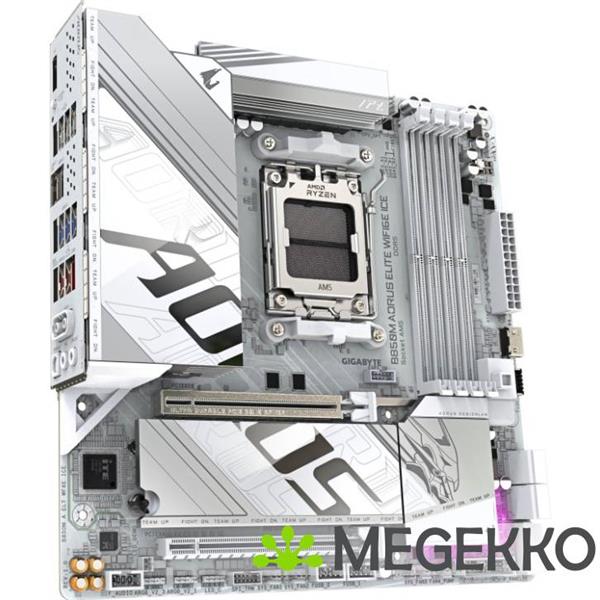 Grote foto gigabyte b850m aorus elite wifi6e ice computers en software moederborden