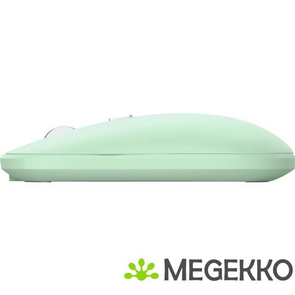 Grote foto trust lyra draadloos multi connect toetsenbord en muis groen computers en software overige computers en software