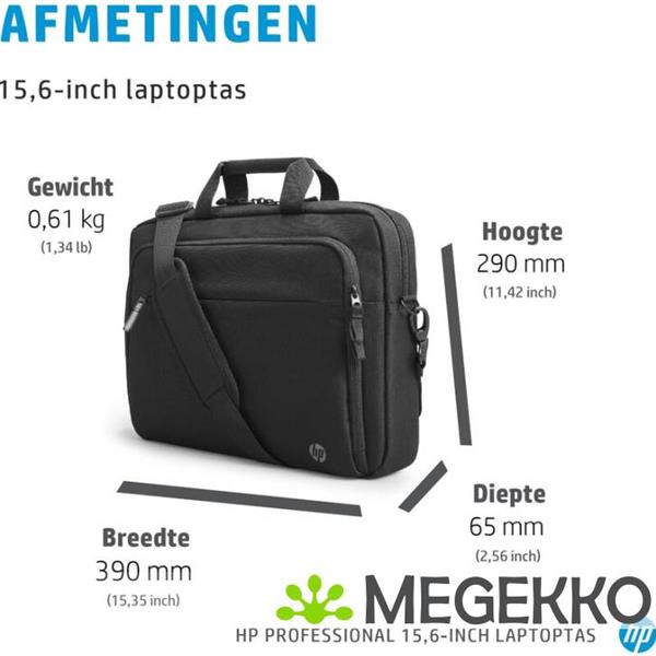 Grote foto hp professional 15 6 inch laptoptas computers en software overige computers en software