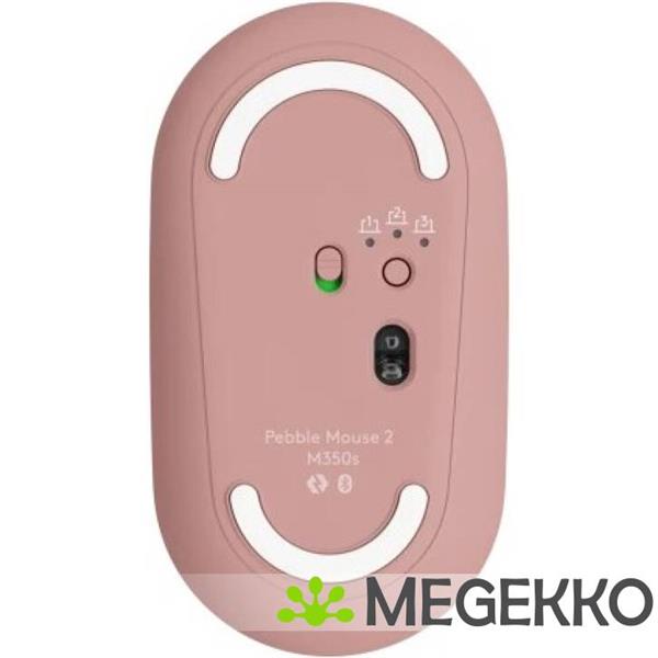 Grote foto logitech pebble 2 m350s roze draadloze muis computers en software overige computers en software