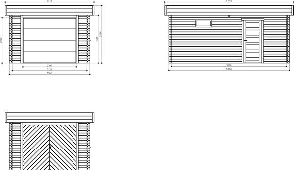 Grote foto garage modern s8993 tuin en terras tuinhuisjes en blokhutten