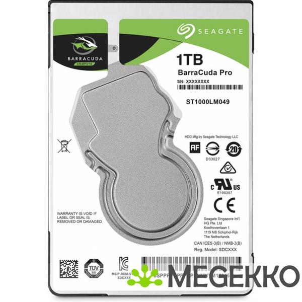 Grote foto seagate hdd 2 5 1tb barracuda pro computers en software overige computers en software