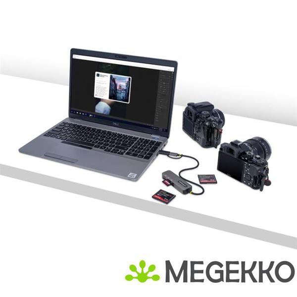 Grote foto startech.com usb 3.0 multi media geheugenkaart lezer sd microsd compactflash card reader compacte computers en software netwerkkaarten routers en switches