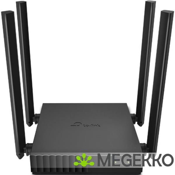 Grote foto tp link archer c54 draadloze router fast ethernet dual band 2.4 ghz 5 ghz zwart computers en software netwerkkaarten routers en switches