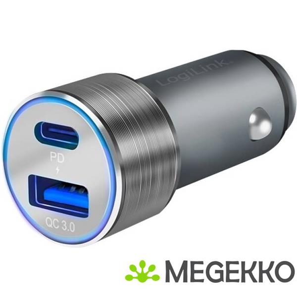 Grote foto logilink pa0252 auto oplader usb a usb c audio tv en foto algemeen