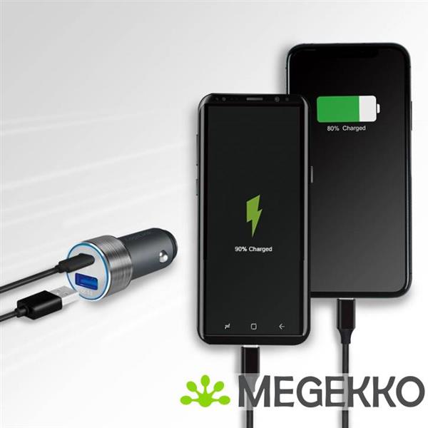 Grote foto logilink pa0252 auto oplader usb a usb c audio tv en foto algemeen