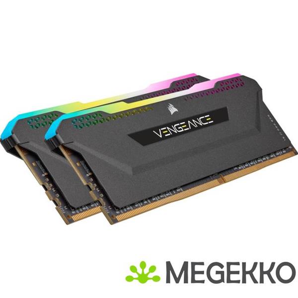 Grote foto corsair ddr4 vengeance rgb pro sl 2x8gb 3600 computers en software harde schijven