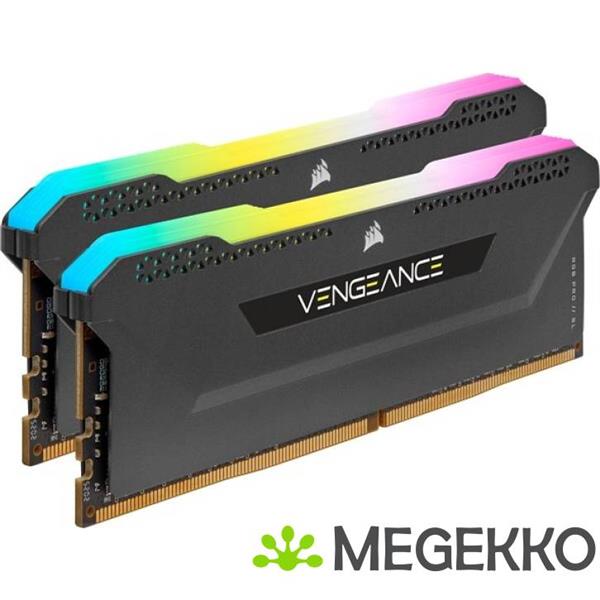 Grote foto corsair ddr4 vengeance rgb pro sl 2x8gb 3600 computers en software harde schijven