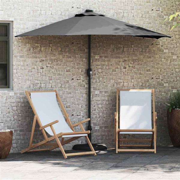 Grote foto vidaxl tuinparasol antraciet 294 x 150 x 223 cm stof tuin en terras overige tuin en terras