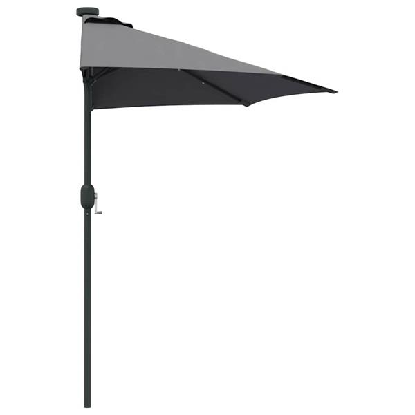 Grote foto vidaxl tuinparasol antraciet 294 x 150 x 223 cm stof tuin en terras overige tuin en terras
