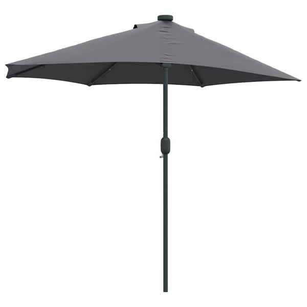 Grote foto vidaxl tuinparasol antraciet 294 x 150 x 223 cm stof tuin en terras overige tuin en terras