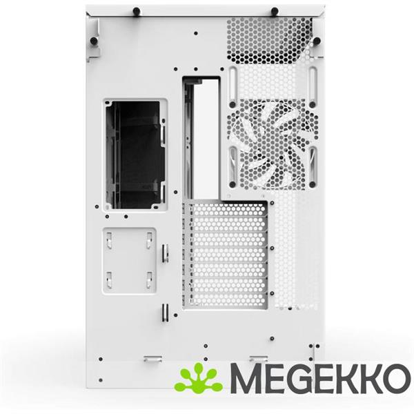 Grote foto nzxt h9 flow white 2025 computers en software behuizingen en kasten