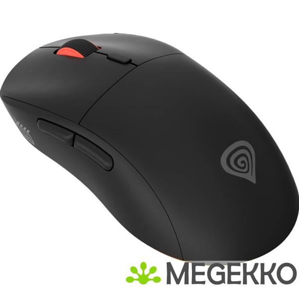 Grote foto genesis nmg 2089 zircon xiii gaming muis ambidextrous rf wireless usb type c zwart computers en software overige computers en software