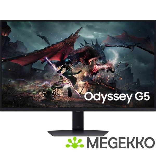 Grote foto samsung odyssey g5 ls32dg500euxen 32 quad hd 180hz ips gaming monitor computers en software overige computers en software
