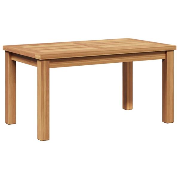 Grote foto vidaxl salontafel bruin 70 x 40 x 36 cm massief teakhout tuin en terras tuinmeubelen
