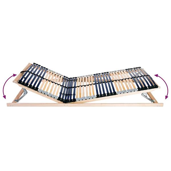 Grote foto vidaxl lamelbodem bruin 80 x 190 cm massief beukenhout antiek en kunst stoelen en banken