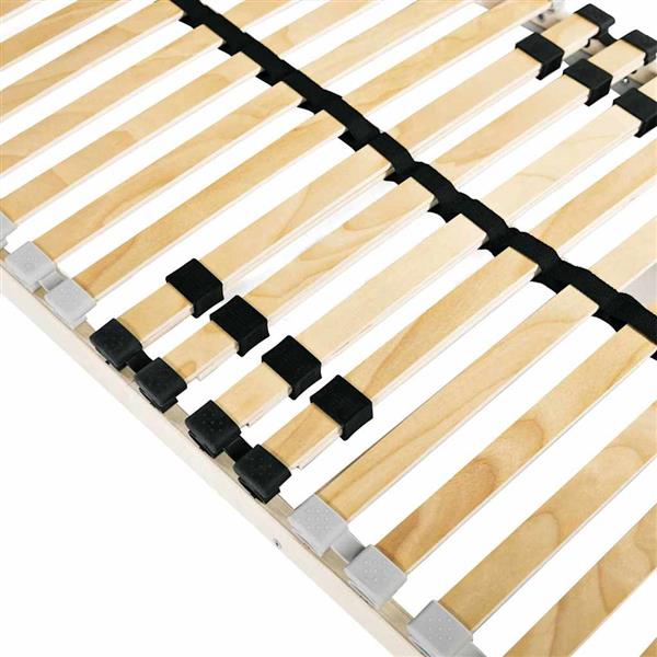 Grote foto vidaxl lamelbodem bruin 100 x 190 cm massief beukenhout antiek en kunst stoelen en banken