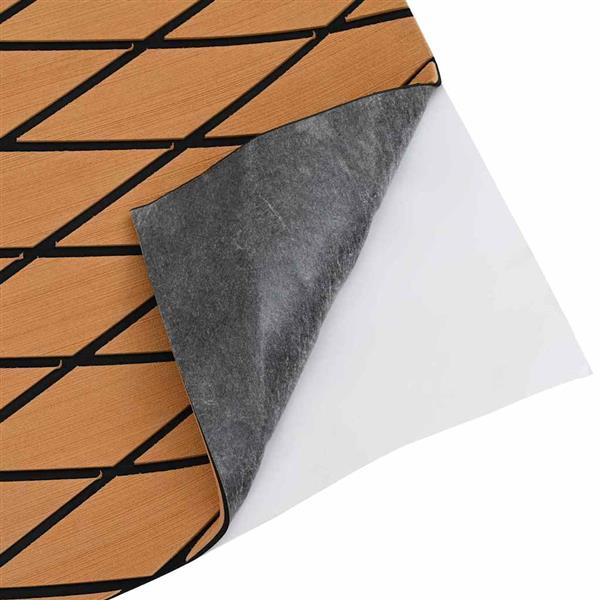 Grote foto vidaxl bootvloer bruin en zwart 190 x 70 cm eva schuim doe het zelf en verbouw tegels