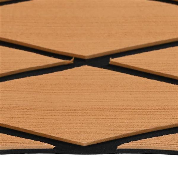 Grote foto vidaxl bootvloer bruin en zwart 190 x 70 cm eva schuim doe het zelf en verbouw tegels