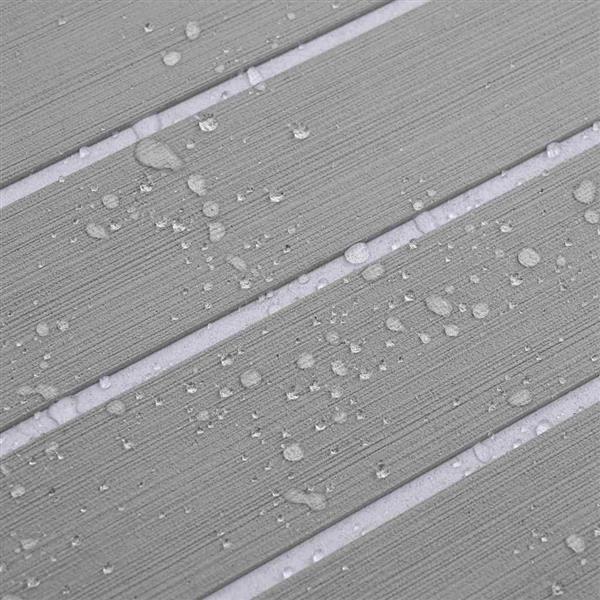 Grote foto vidaxl bootvloer lichtgrijs en wit 240 x 60 cm eva schuim doe het zelf en verbouw tegels