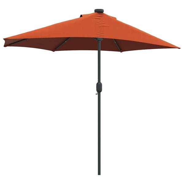 Grote foto vidaxl tuinparasol terracotta 294 x 150 x 223 cm stof tuin en terras overige tuin en terras