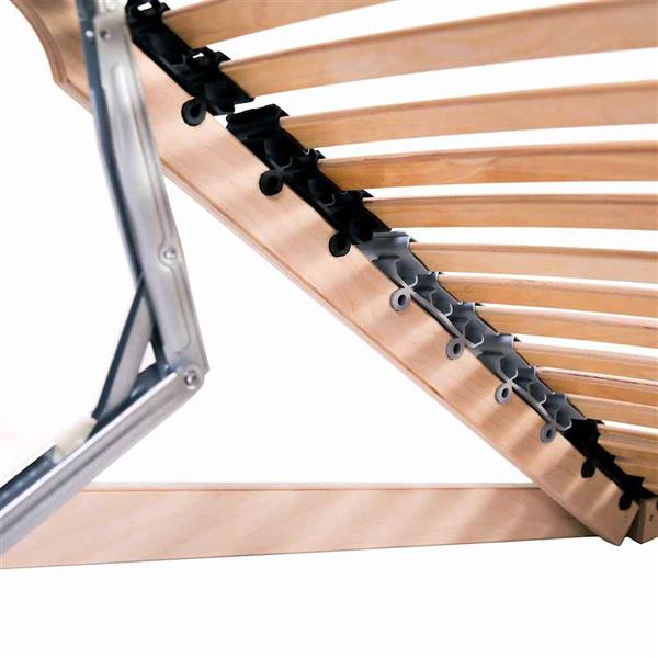 Grote foto vidaxl lamelbodem bruin 80 x 190 cm massief beukenhout antiek en kunst stoelen en banken