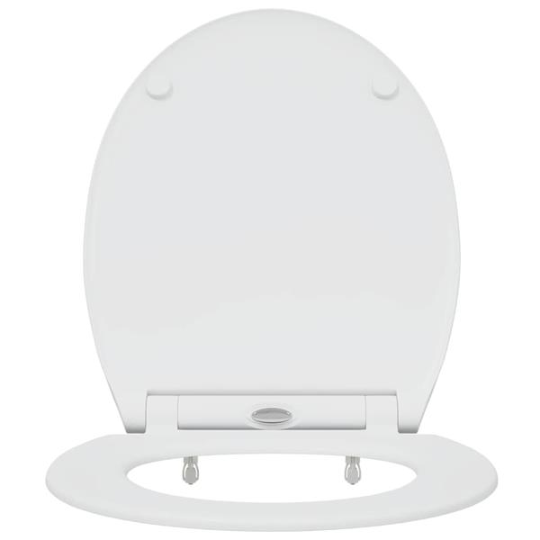 Grote foto vidaxl toiletzitting wit 45 5 x 37 5 x 3 8 cm duroplast doe het zelf en verbouw sanitair