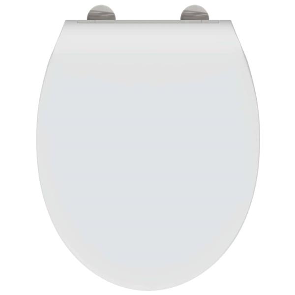 Grote foto vidaxl toiletzitting wit 45 5 x 37 5 x 3 8 cm duroplast doe het zelf en verbouw sanitair