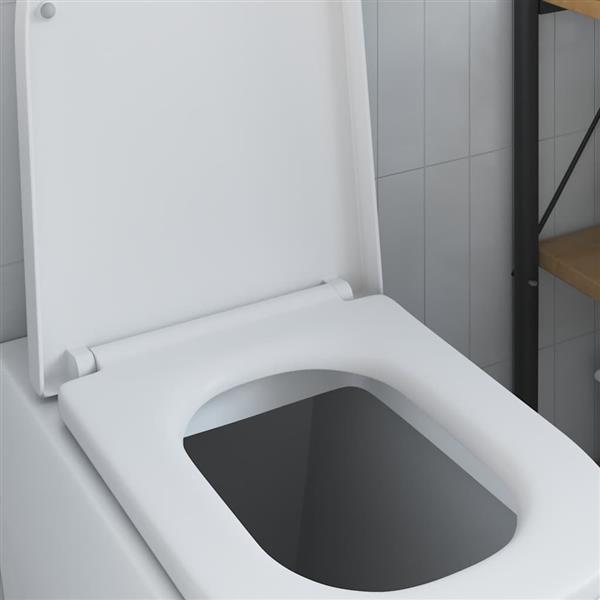 Grote foto vidaxl toiletzitting wit 44 5 x 35 x 3 6 cm duroplast doe het zelf en verbouw sanitair