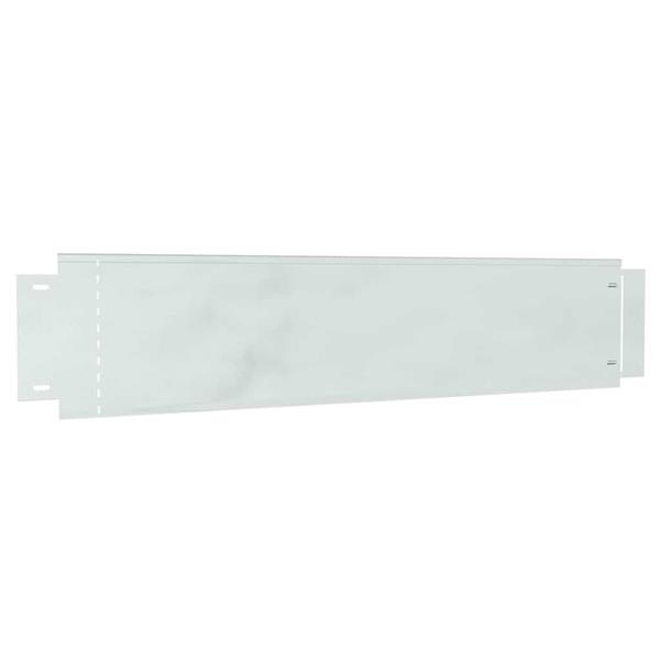 Grote foto vidaxl tuinrand 10 pcs grijs 20 x 100 cm staal tuin en terras tuindecoratie