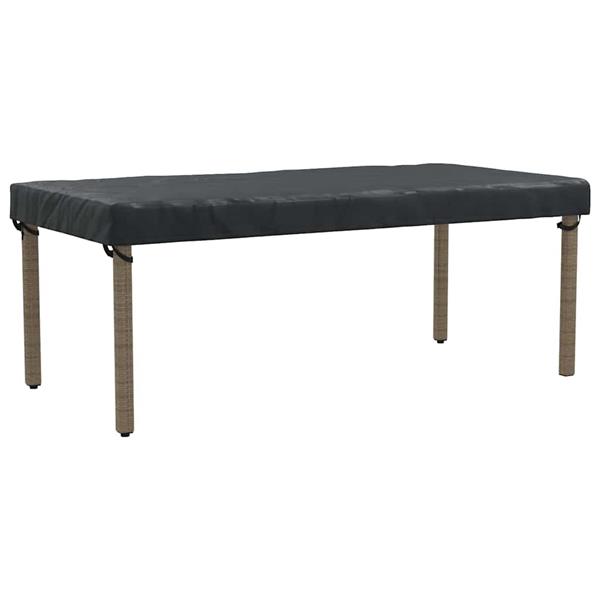 Grote foto vidaxl hoes voor tuinmeubelen 202 x 92 x 15 cm 600d oxford stof tuin en terras tuinmeubelen